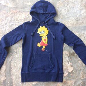 Simpson Women's Blue and Yellow Sweatshirt